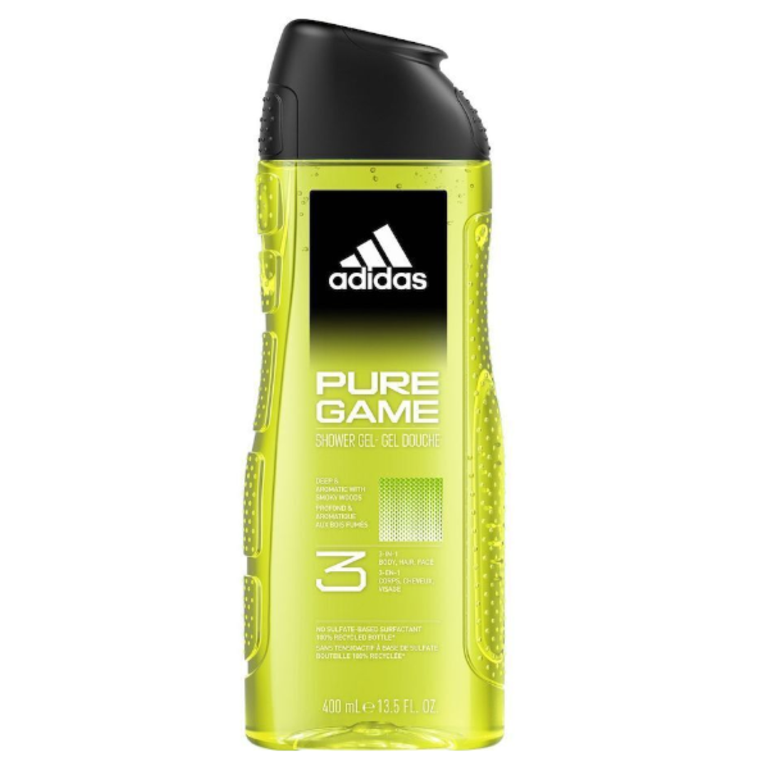 ADIDAS 3IN1 SHOWER GEL PURE GAME 400ML